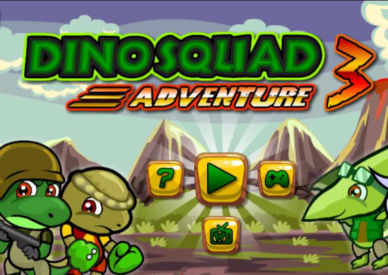 Juego Aventura en equipo de dinosaurios 3  en línea