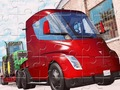 Juego Rompecabezas de camión tesla en línea