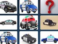Juego Policia coches memoria  en línea