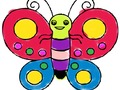 Juego Libro de colorear de mariposa  en línea