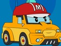 Juego Robocar Poli libro para colorear  en línea