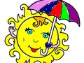 Juego Páginas para colorear de verano  en línea