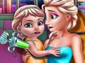 Juego Vacunas de niños pequeños de la reina del hielo  en línea