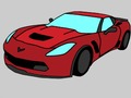 Juego Coches americanos: libro para colorear  en línea