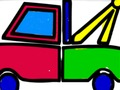 Juego Regreso a clases: pintura de camiones  en línea