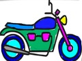 Juego Volver a la escuela: colorear moto  en línea