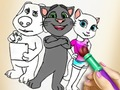 Juego Libro para colorear de gatito en línea