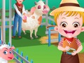 Juego Visita a la granja Baby Hazel  en línea