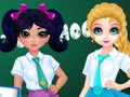 Juego Concurso de diseño de mochilas escolares Jacqueline y Eliza  en línea