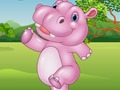 Juego Rompecabezas de hipopótamo  en línea