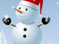 Juego Feliz muñeco de nieve para colorear  en línea