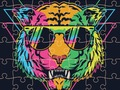 Juego Rompecabezas de animales retro  en línea