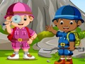 Juego Niños acampando estrellas ocultas en línea