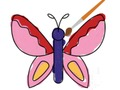 Juego Bonita coloración de mariposas en línea