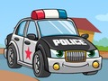 Juego Rompecabezas de coches de policía  en línea