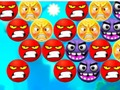 Juego Tirador de burbujas de cara enojada  en línea