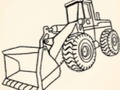 Juego Camiones de construcción para colorear  en línea