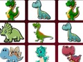 Juego Desafío de memoria de dinosaurio de dibujos animados  en línea