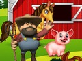 Juego Diferencias de granja de dibujos animados  en línea