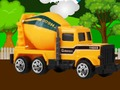 Juego Puzzles para vehículos de construcción.  en línea