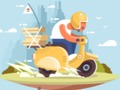 Juego Rompecabezas de paseos en scooter por la ciudad  en línea