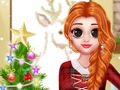 Juego Princesa lista para navidad  en línea