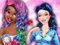 Juego Dulce fiesta con princesas  en línea