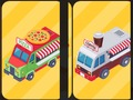 Juego Comida y bebida Camiones Memoria  en línea