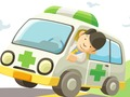 Juego Ambulancia de dibujos animados  en línea