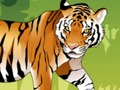 Juego Colorear Tigre Enojado  en línea