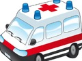 Juego Rompecabezas de ambulancia de dibujos animados  en línea