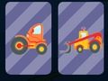 Juego Memoria de grandes camiones y automóviles  en línea