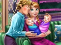 Juego Dia de la Familia Princesa de Hielo  en línea