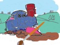 Juego Trenes para niños: Libro para colorear  en línea