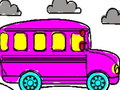 Juego Libro de colorear del autobús escolar  en línea
