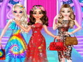 Juego Princesas Estilo Diferente Vestido Moda  en línea