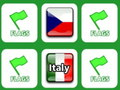Juego Memoria con banderas  en línea