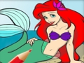 Juego Juego de colorear princesa sirena  en línea