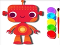 Juego Regreso a la escuela: Robot Coloring Book  en línea