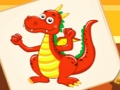 Juego Dragones amigables para colorear en línea