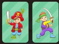 Juego Memoria amigable de piratas  en línea