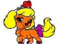 Juego Princesa de mascotas para colorear  en línea