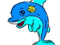 Juego Libro para colorear de delfines  en línea