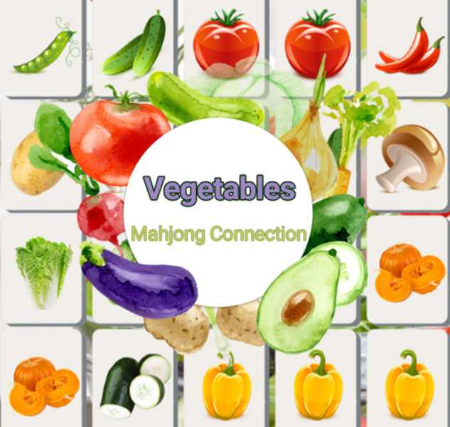 Juego Conexión Mahjong de verduras  en línea