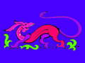 Juego Dragones chinos para colorear  en línea