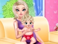 Juego Princesa Elsa Baby Born  en línea