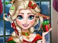 Juego Ice Queen Christmas cortes de pelo reales  en línea