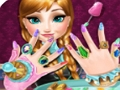 Juego Spa de uñas de princesa de hielo  en línea