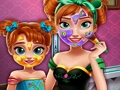 Juego Cambio de imagen real de mamá princesa de hielo  en línea