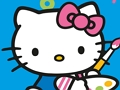 Juego Colorear por números con Hello Kitty  en línea